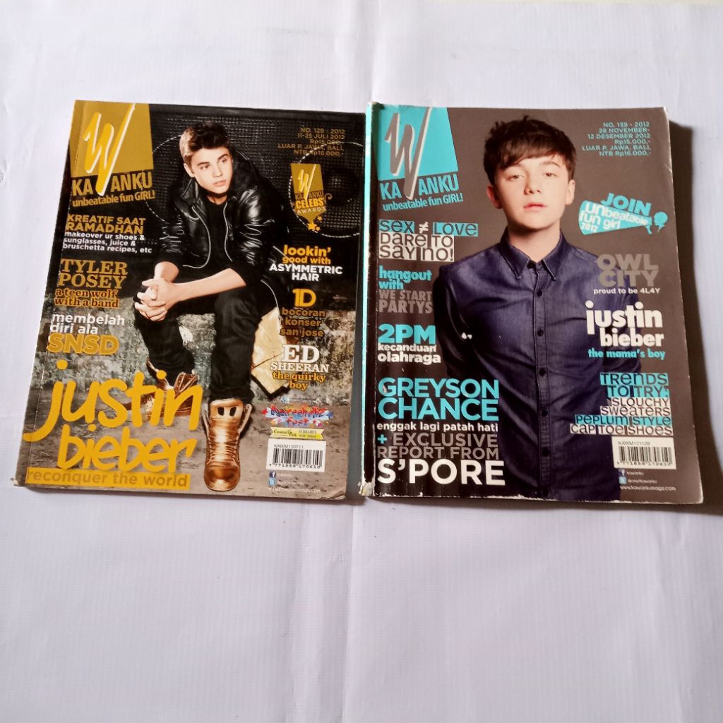 MAJALAH KAWANKU UNBEATABLE FUN GIRLTAHUN 2012(BORONG)