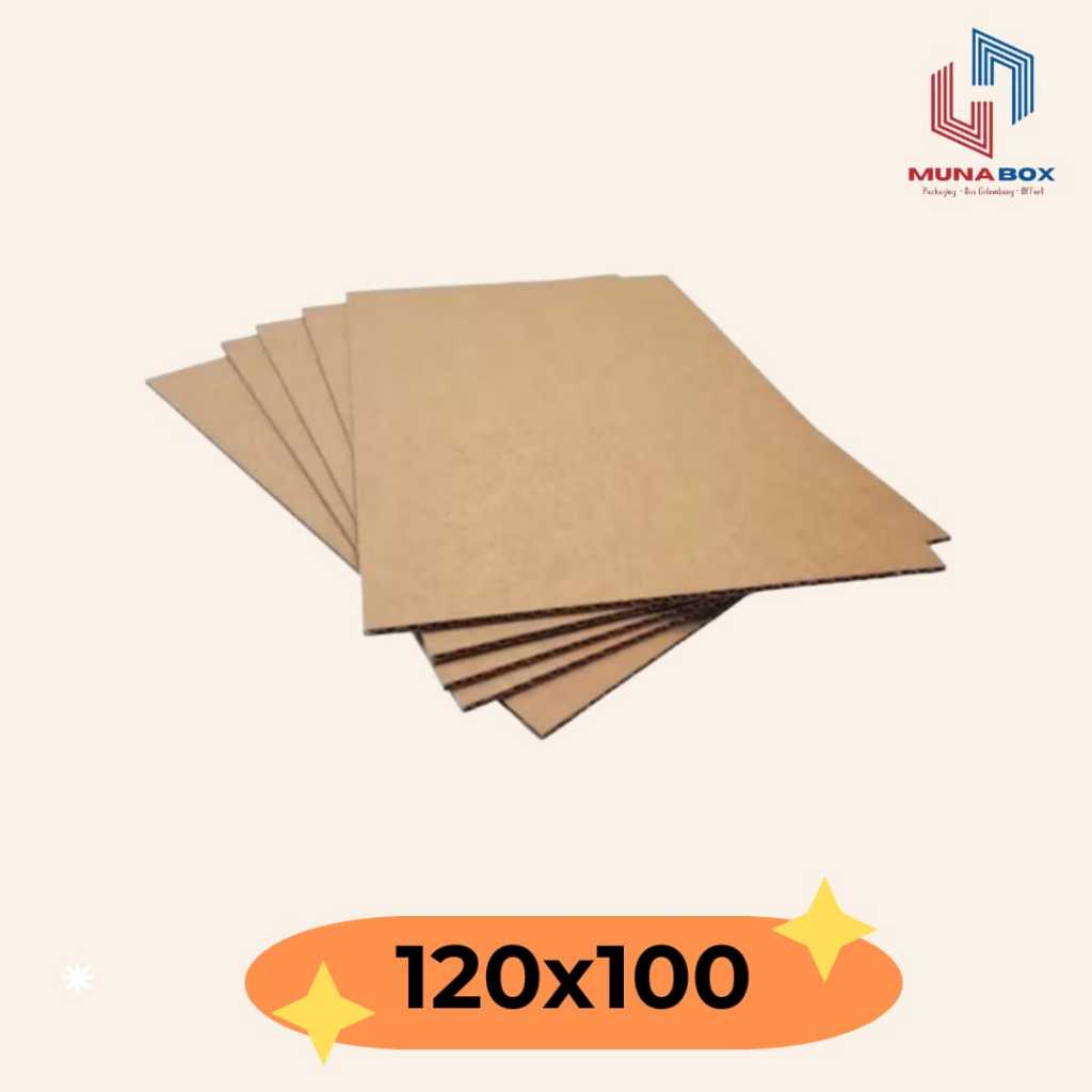 Karton Kardus Lembaran/Bahan Lembaran/Lembaran 120X100 Polos