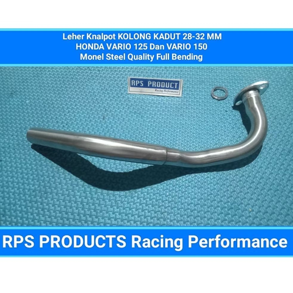 Leher Knalpot 28-32 mm Honda VARIO 125 Dan VARIO 150 KOLONG Monel Steel Berkualitas
