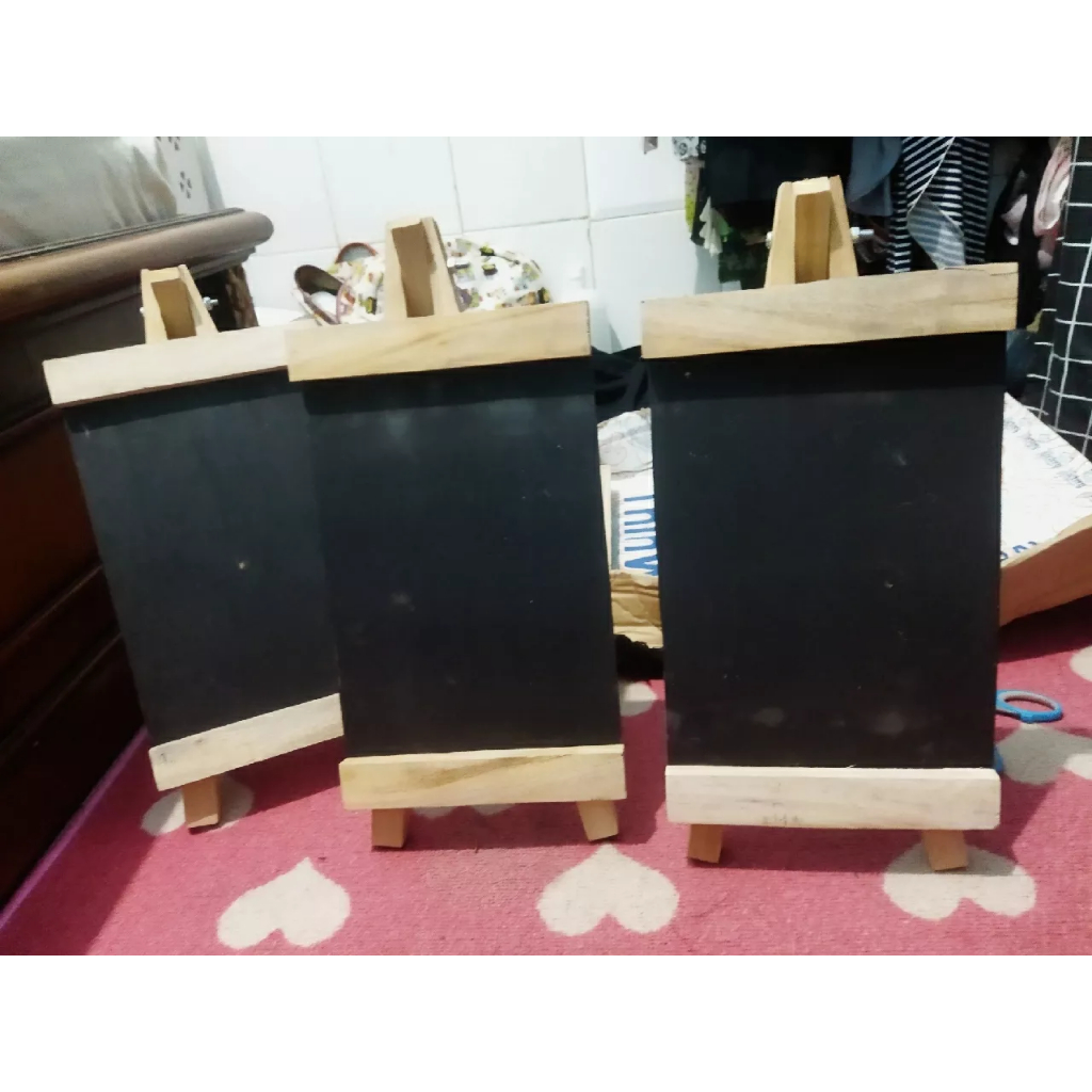 Stand Papan Tulis Mini Papan Tulis Kapur Papan Tulis Menu