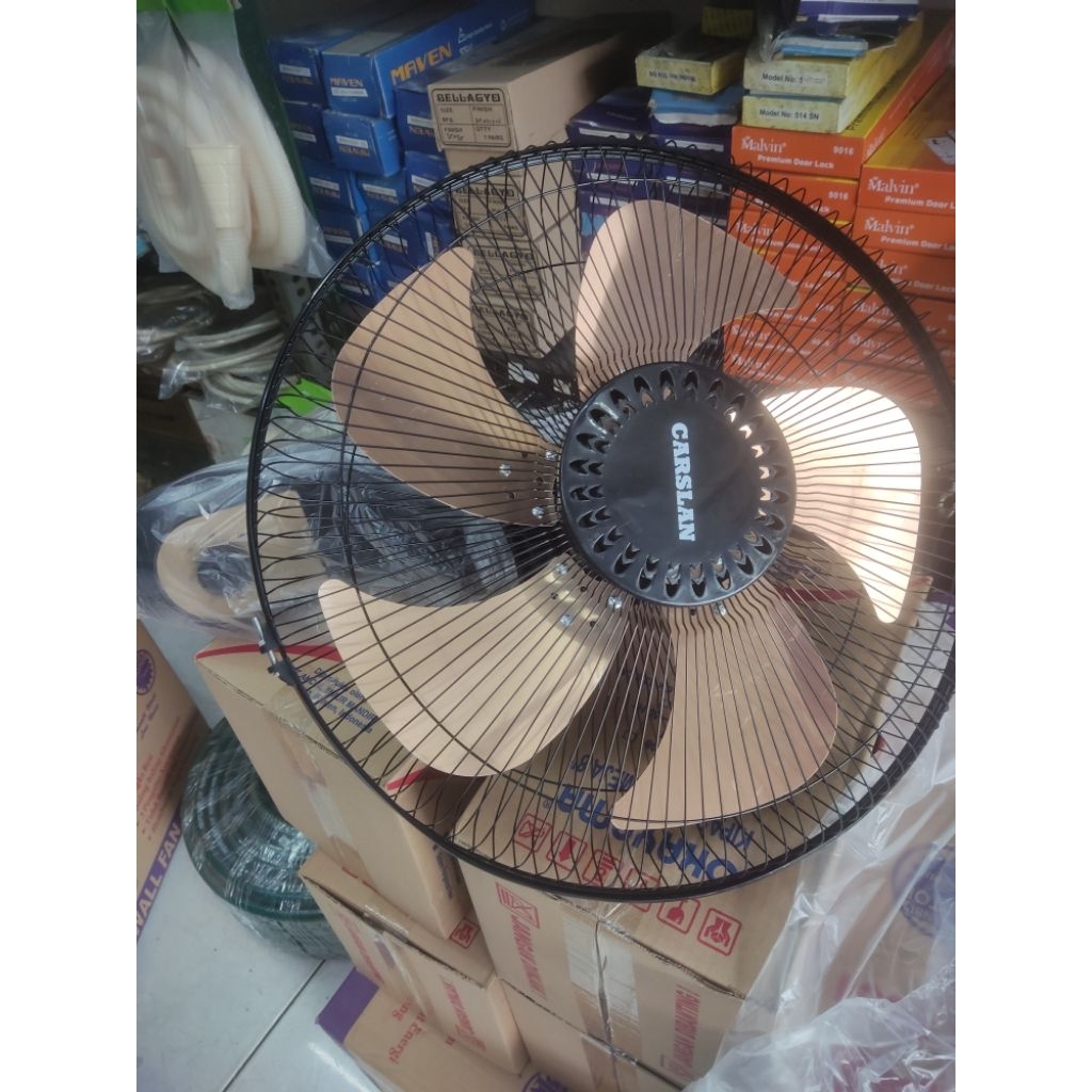 kipas angin dinding besi 16in carslan/ wallfan