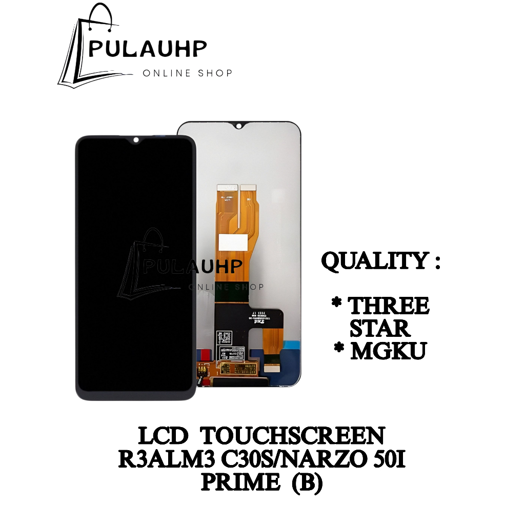 PULAUHP _ LCD TOUCHSCREEN Realm C30S / NARZO 50I PRIME  BLACK