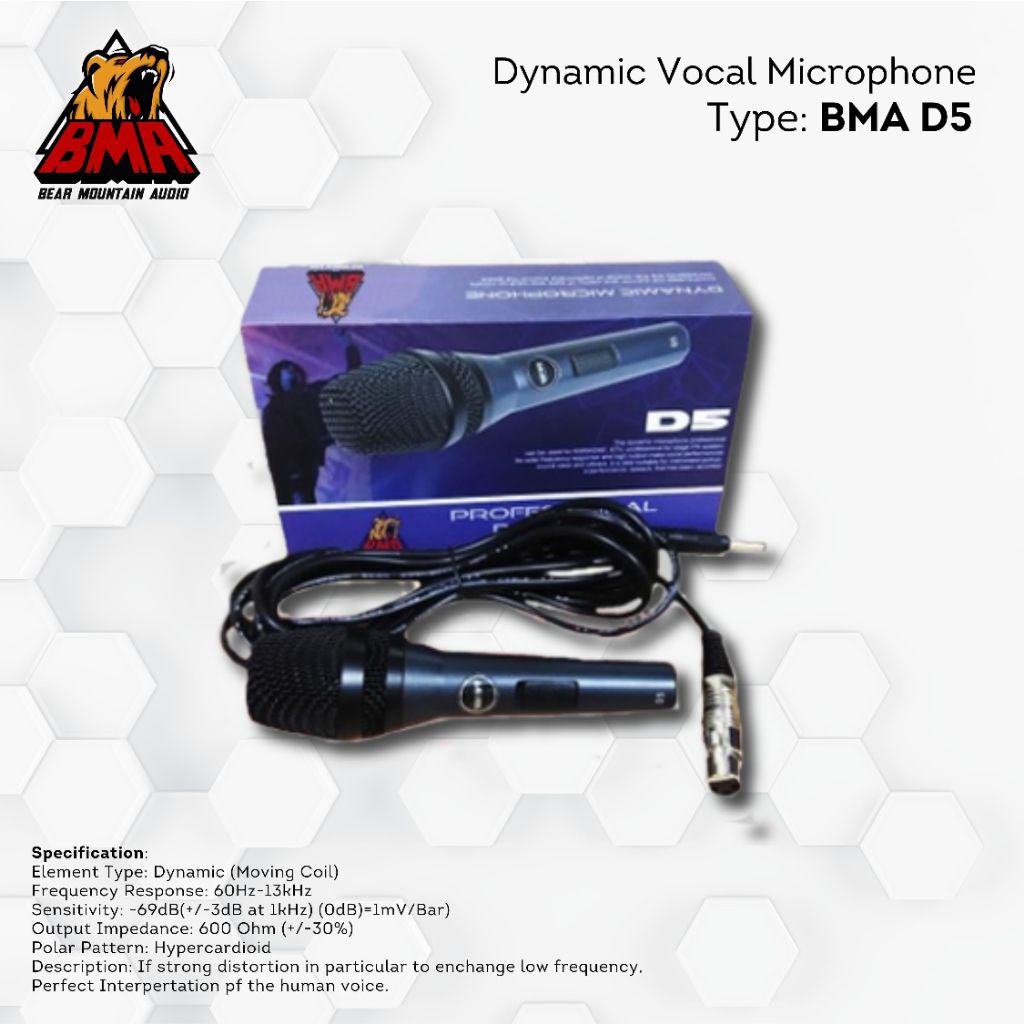 MICROPHONE D5 BMA / MIC BMA / MICROPHONE BMA