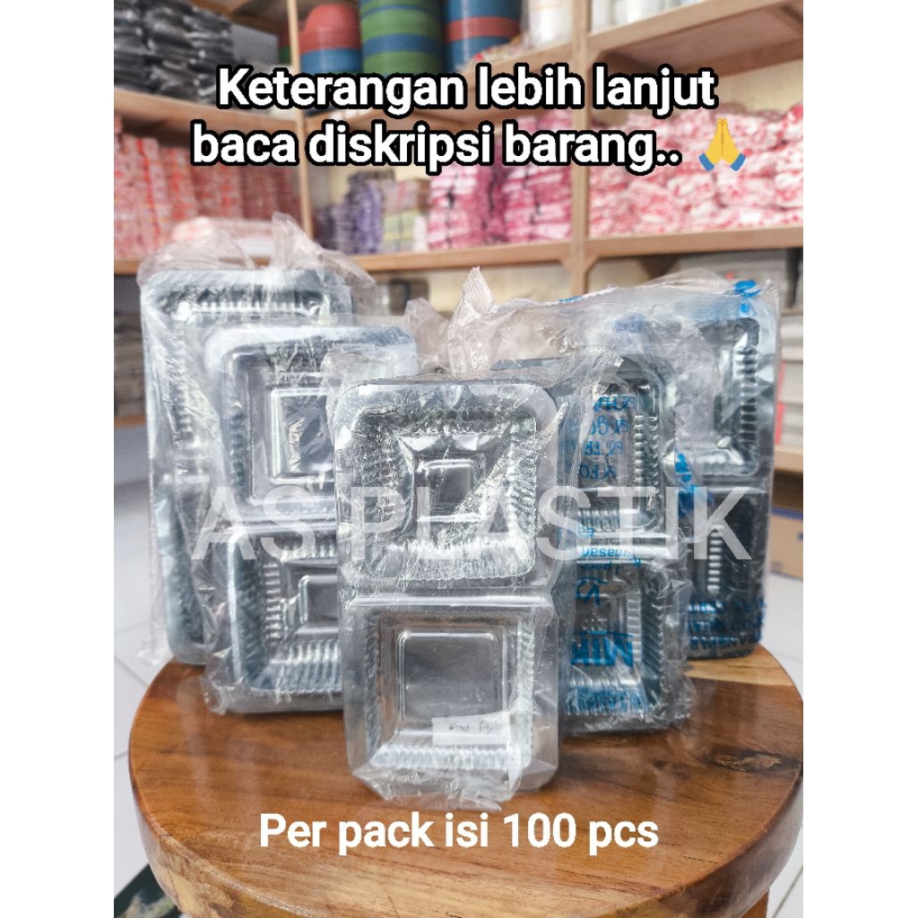 Mika plastik bening foodgrade, mika kue, mika jajanan, mika donat, bahan tebal, ukuran 7c, 6c, 6gs, 