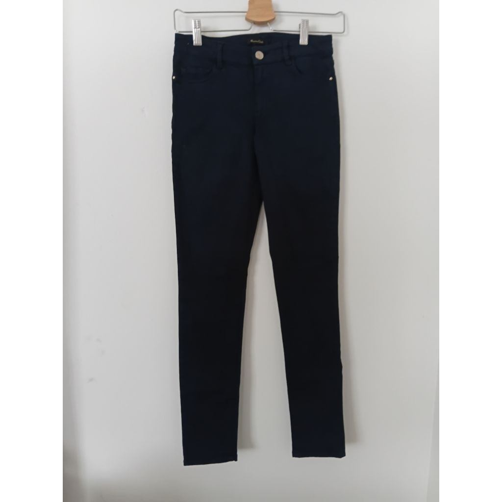 Massimo Dutti Skinny Fit Streach Dark Blue Jeans