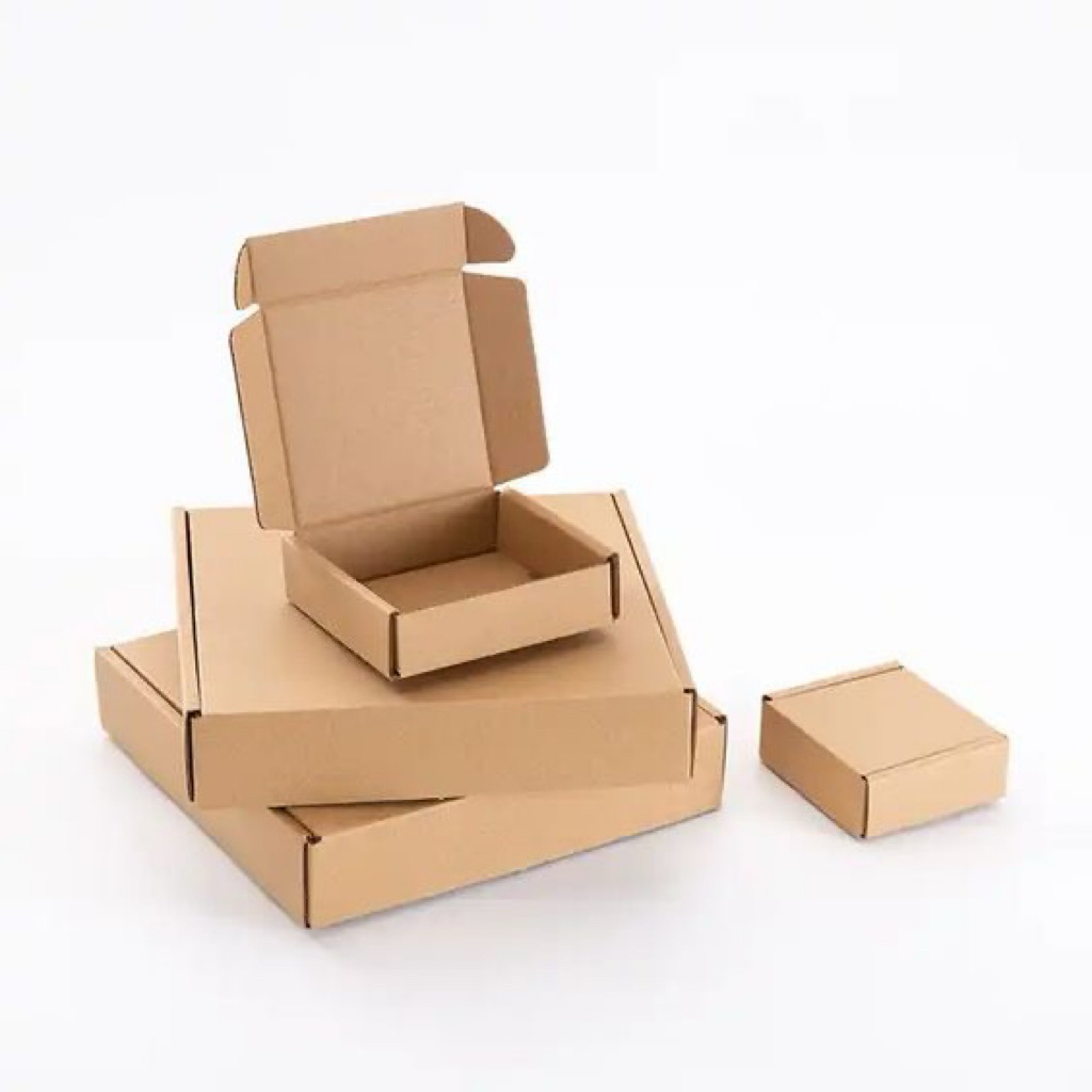 CORRUGATED BOX MAILER POLOS 11 x 11 x 3 cm