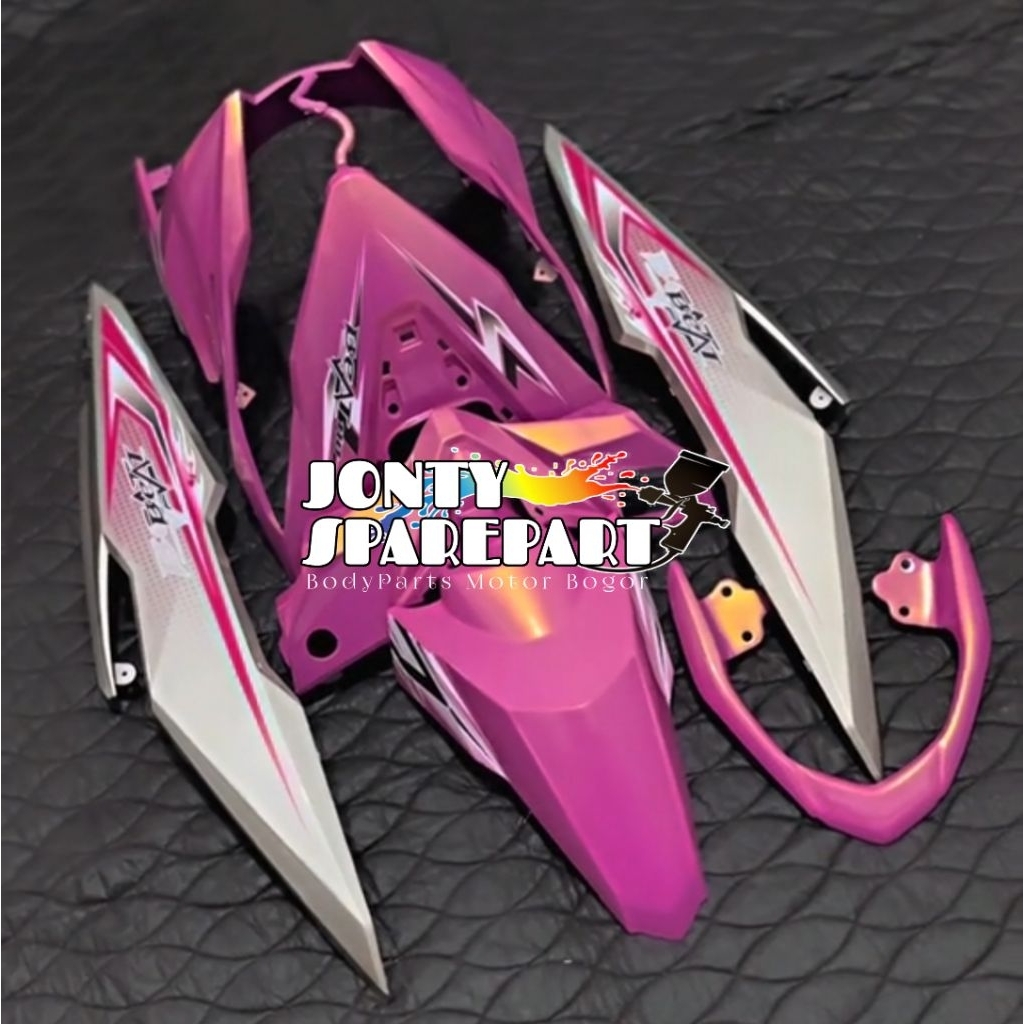 Cover Full Body Halus Beat ESP 2018 2019 + Striping | Full Body Halus Beat ESP Pink Lembayung Gold M