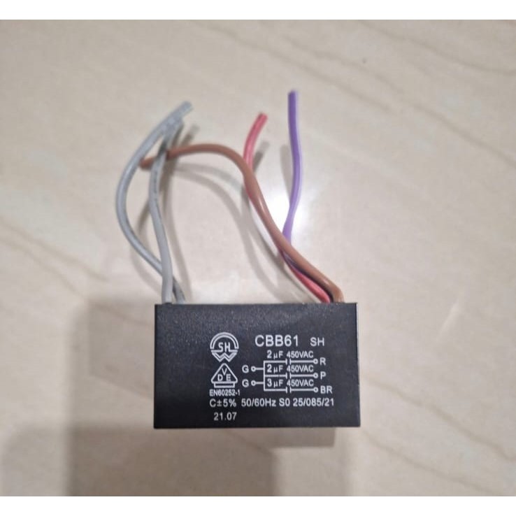 Kapasitor Kipas Angin MT. EDMA / Capasitor Ceiling Fan MT. EDMA