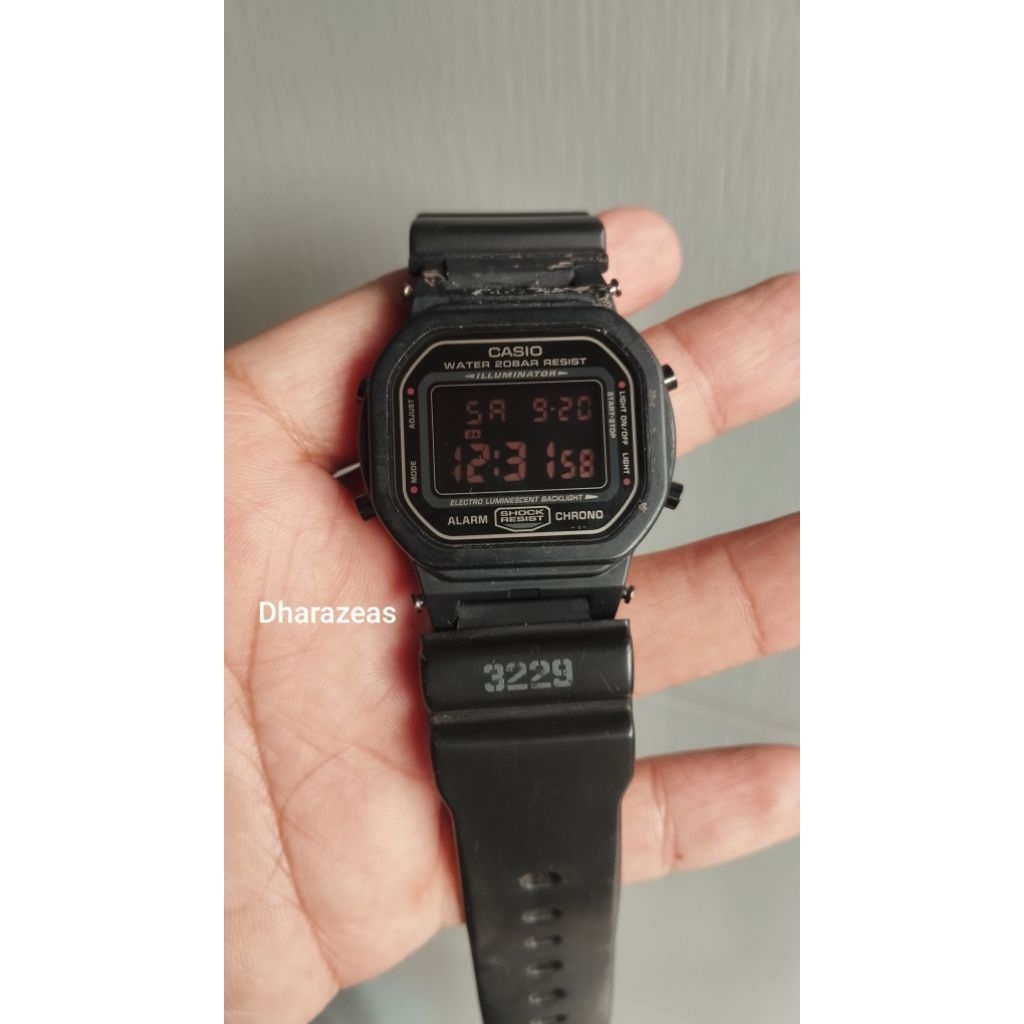 Jam G-Shock DW 5600 military series second bekas