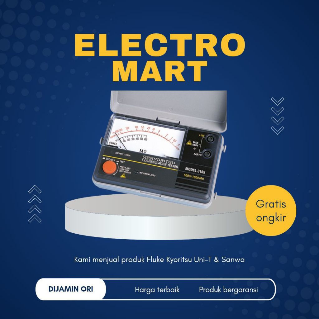Analog Insulation Tester Kyoritsu 3165 500V Megger