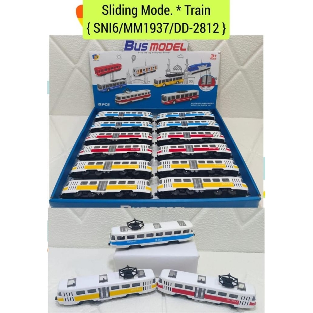 Mainan Die Cast Kereta Listrik KRL