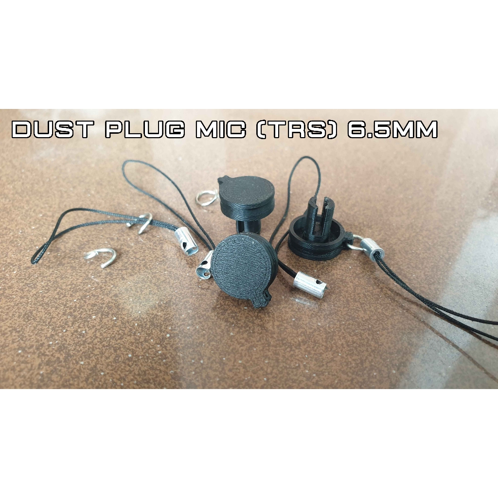 Cover Cap Mic / Tutup Socket Mic / Dust Plug Jack Microphone - TRS 6.5 mm
