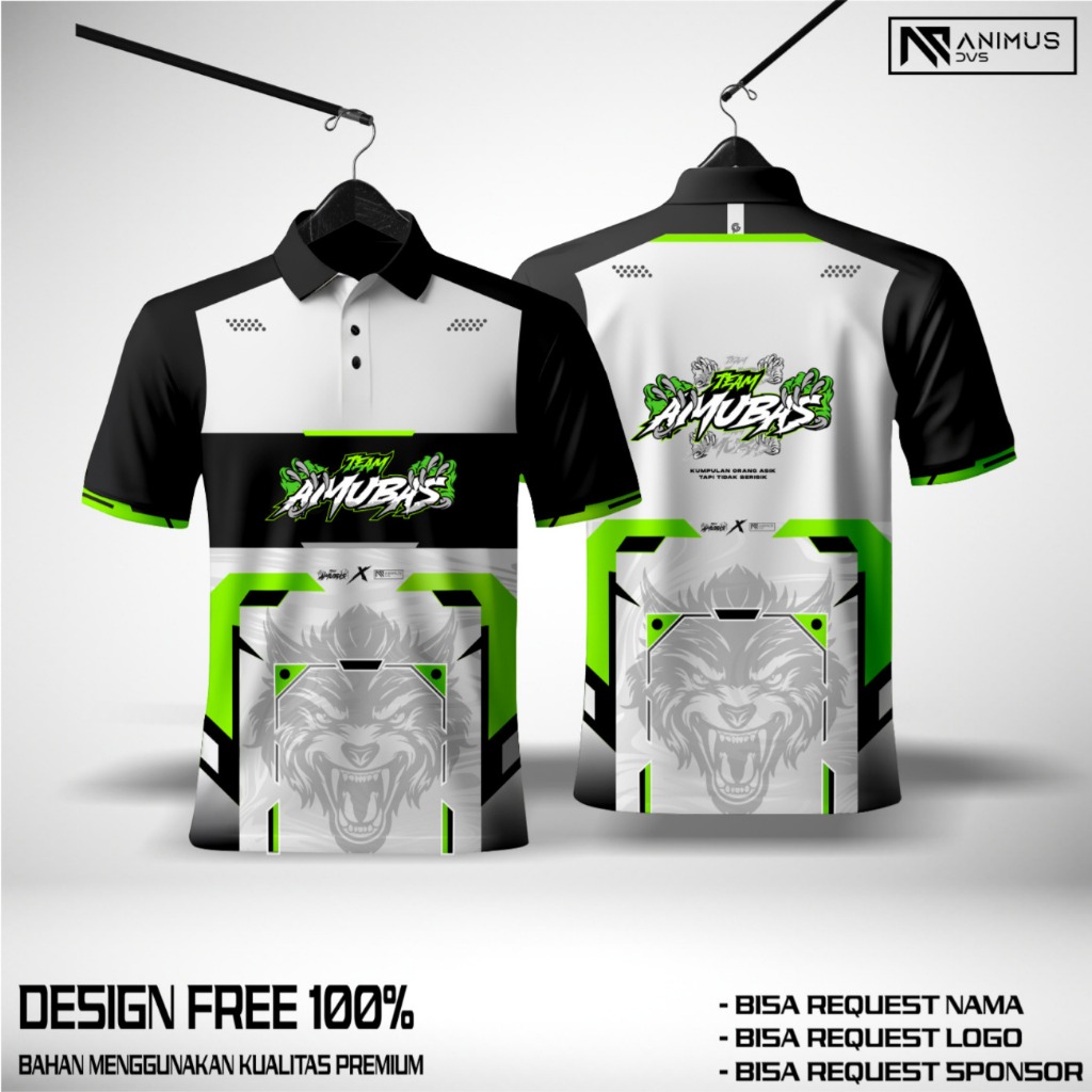 kaos jersey sound system custom unisex design full printing lembut adem model simple bebas riquest d