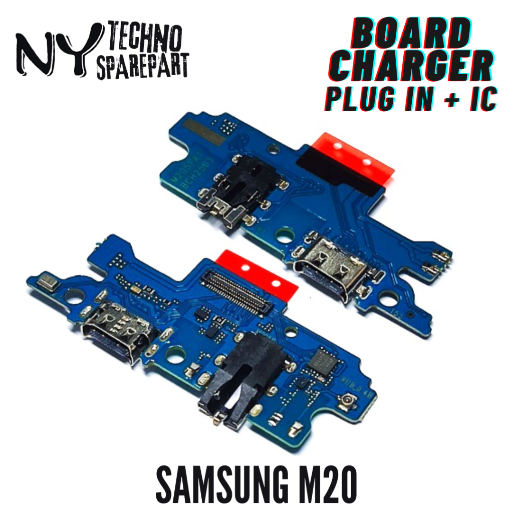 NY BOARD CHARGER + IC SAMSUNG M20 PLUG IN FLEXI CHARGER