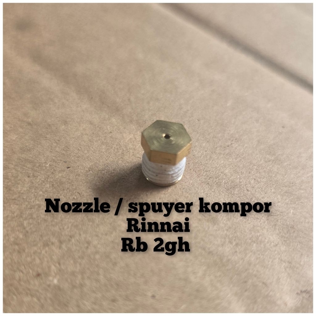 nozzle / spuyer kompor tanam Rinnai Rb 2gh