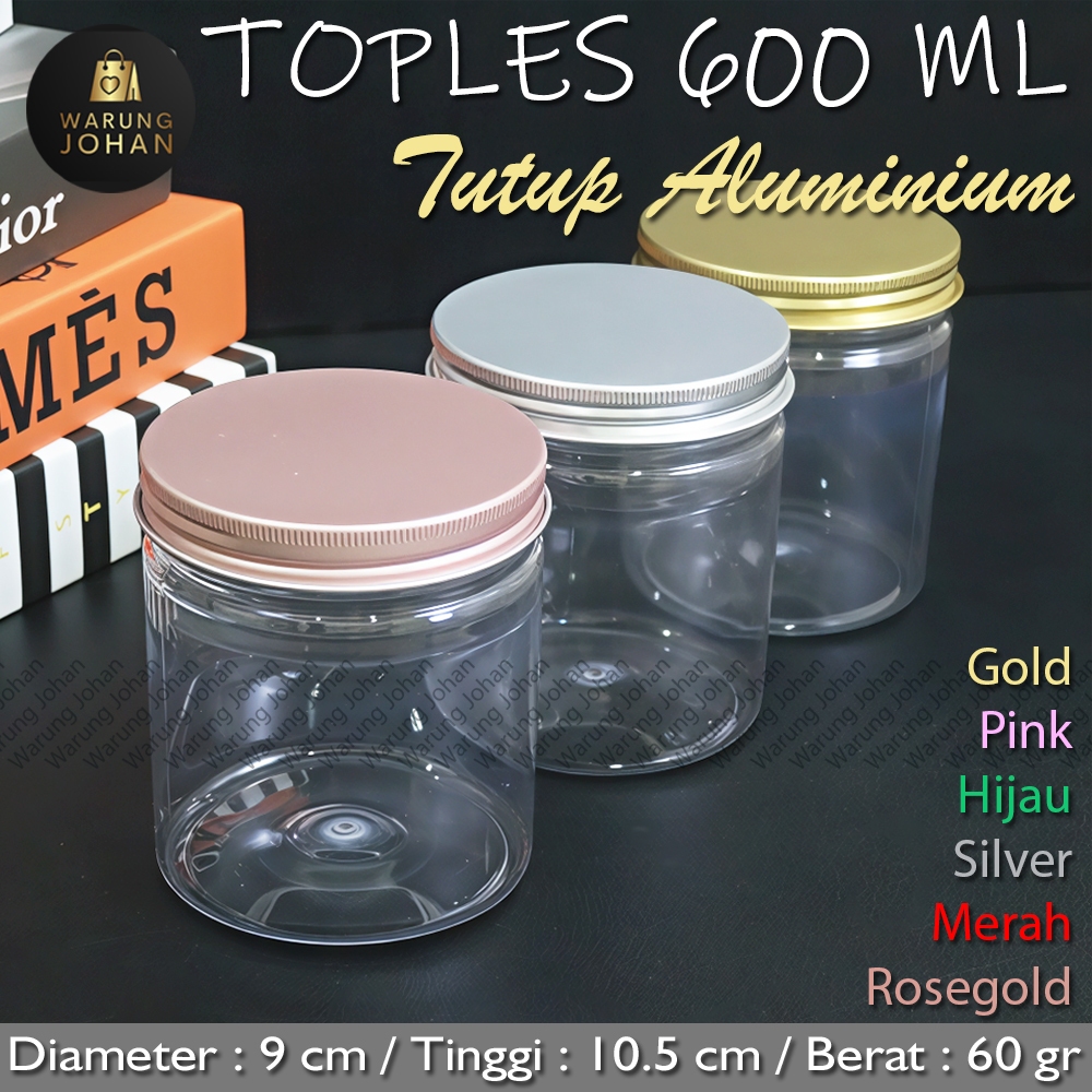 TOPLES PLASTIK 600ML / TOPLES TABUNG 600ML / TOPLES 600ML ALUMINIUM