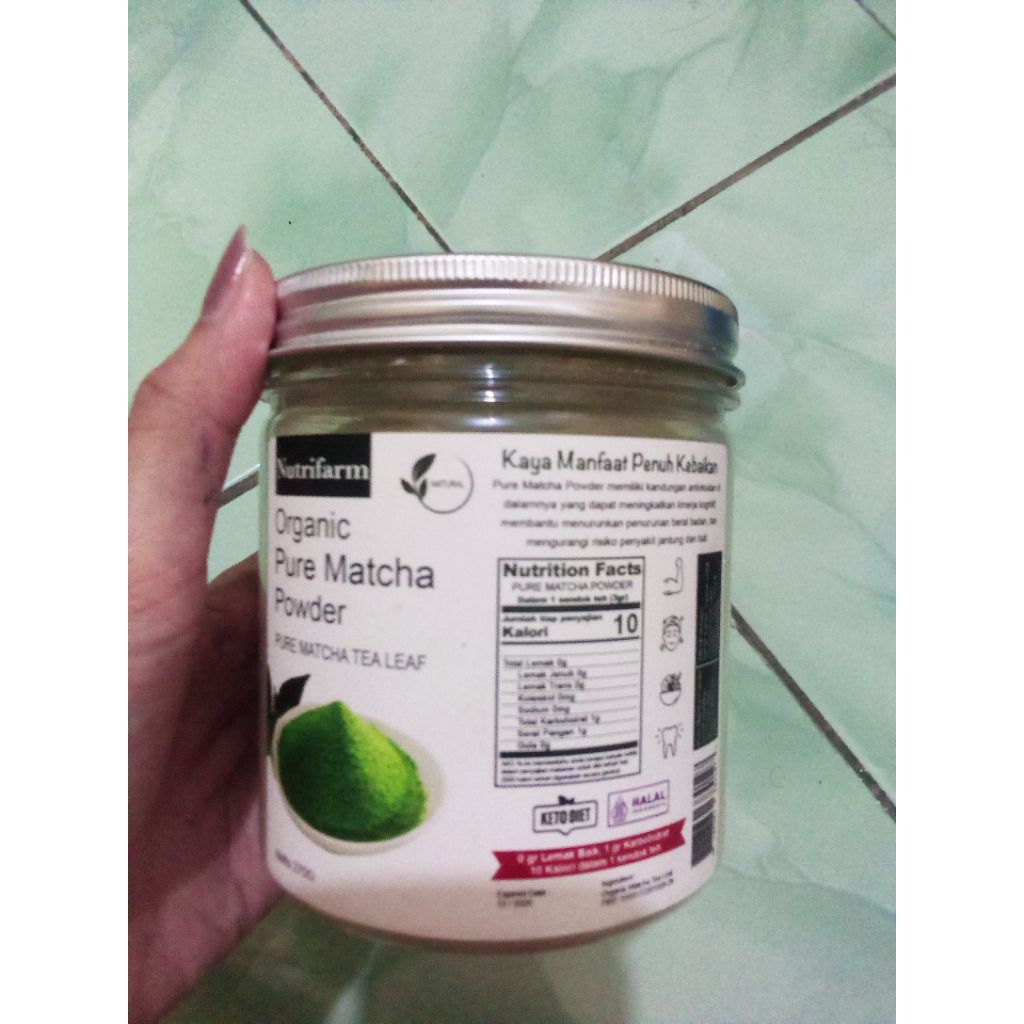 

PRELOVED Nutrifarm Organic Pure Matcha Powder
