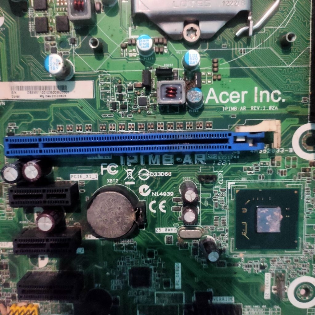 MOTHERBOARD PC ACER CORE i5 3470 GAMBLING ANGGAP MATI TIDAK TEST