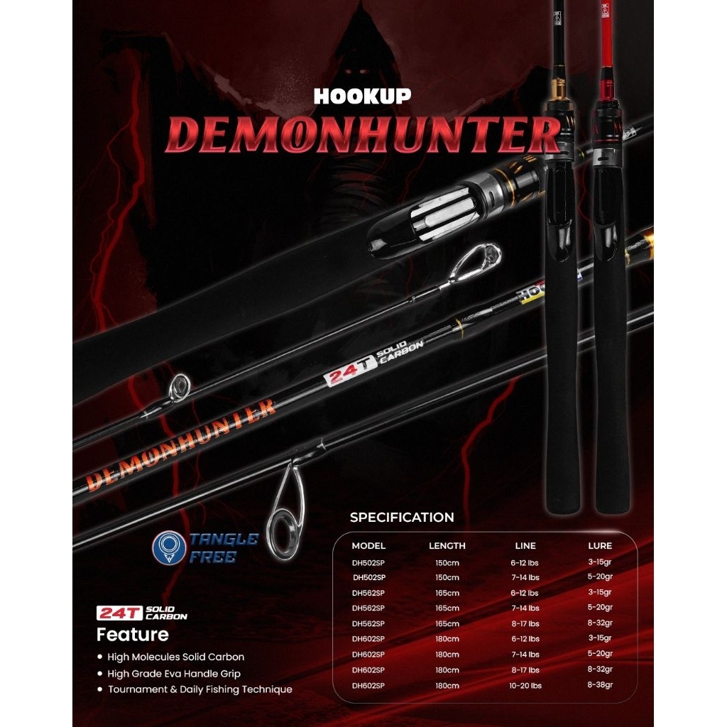 JORAN HOOKUP DEMONHUNTER 180CM 10-20LBS