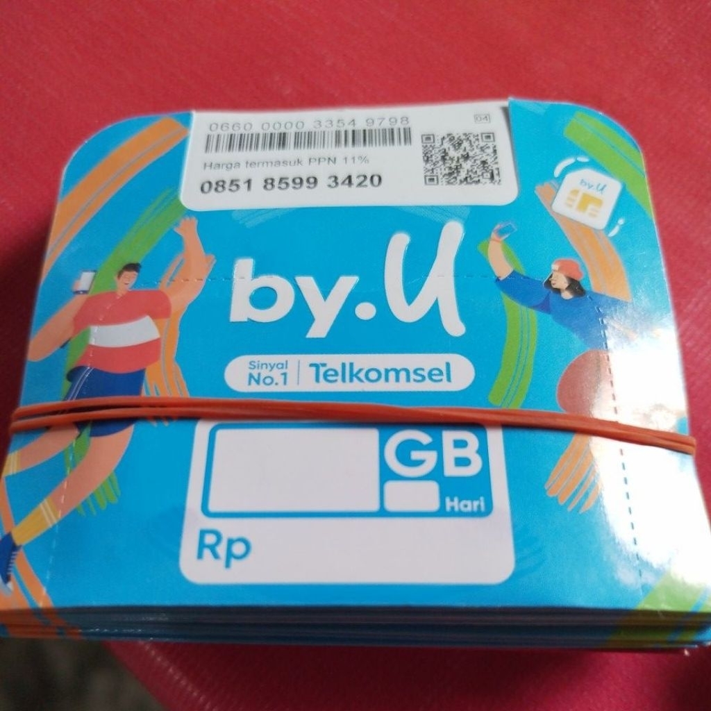 kartu byU siap pakai bestseller