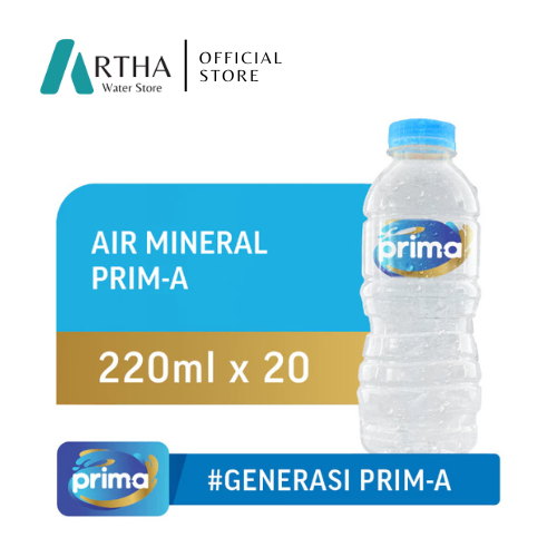 Air Mineral Prima 220ml x 20 Pcs / Air Mineral Prima