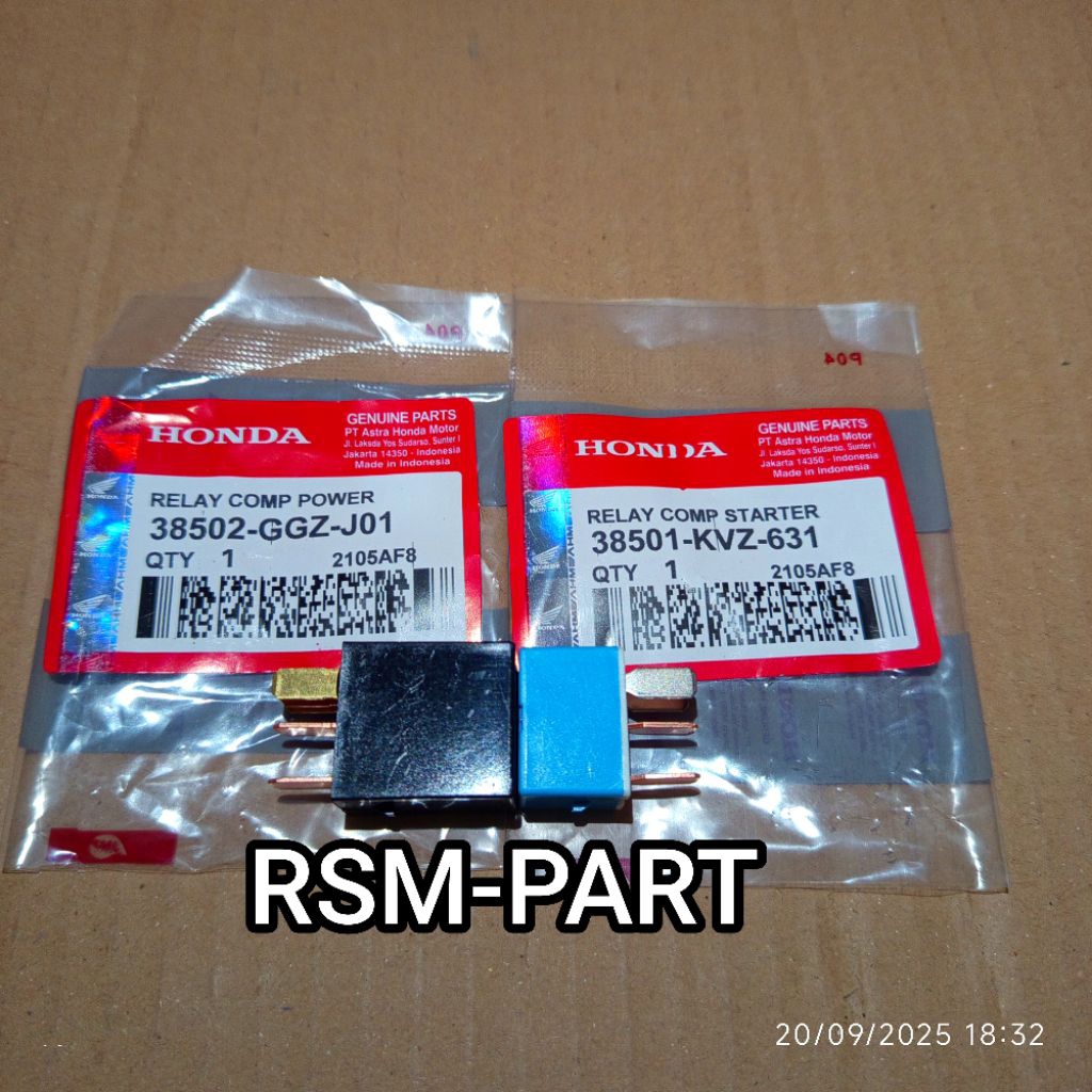 DAPET 2 Relay Kaki 4/5 Beat FI / Beat POP / Beat ESP / Scoopy ESP / Vario 110 FI / Vario 125 NEW / V