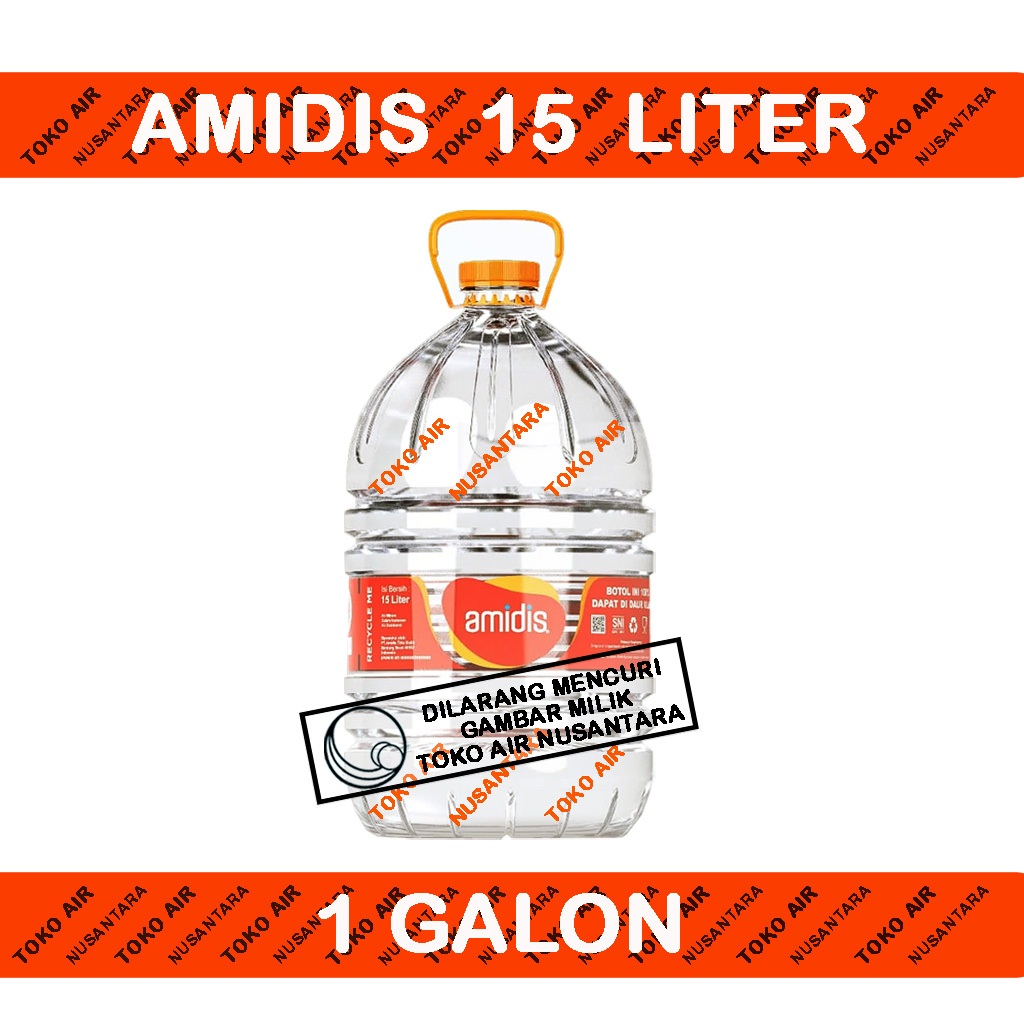 Amidis Galon 15 Liter - Air Minum Distilasi