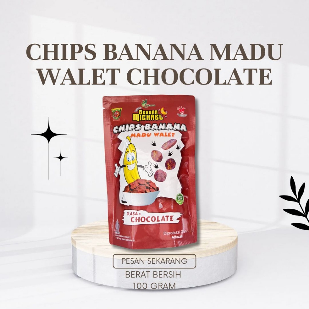 

CHIPS BANANA MADU WALET CHOCOLATE KHAS KALIMANTAN TIMUR
