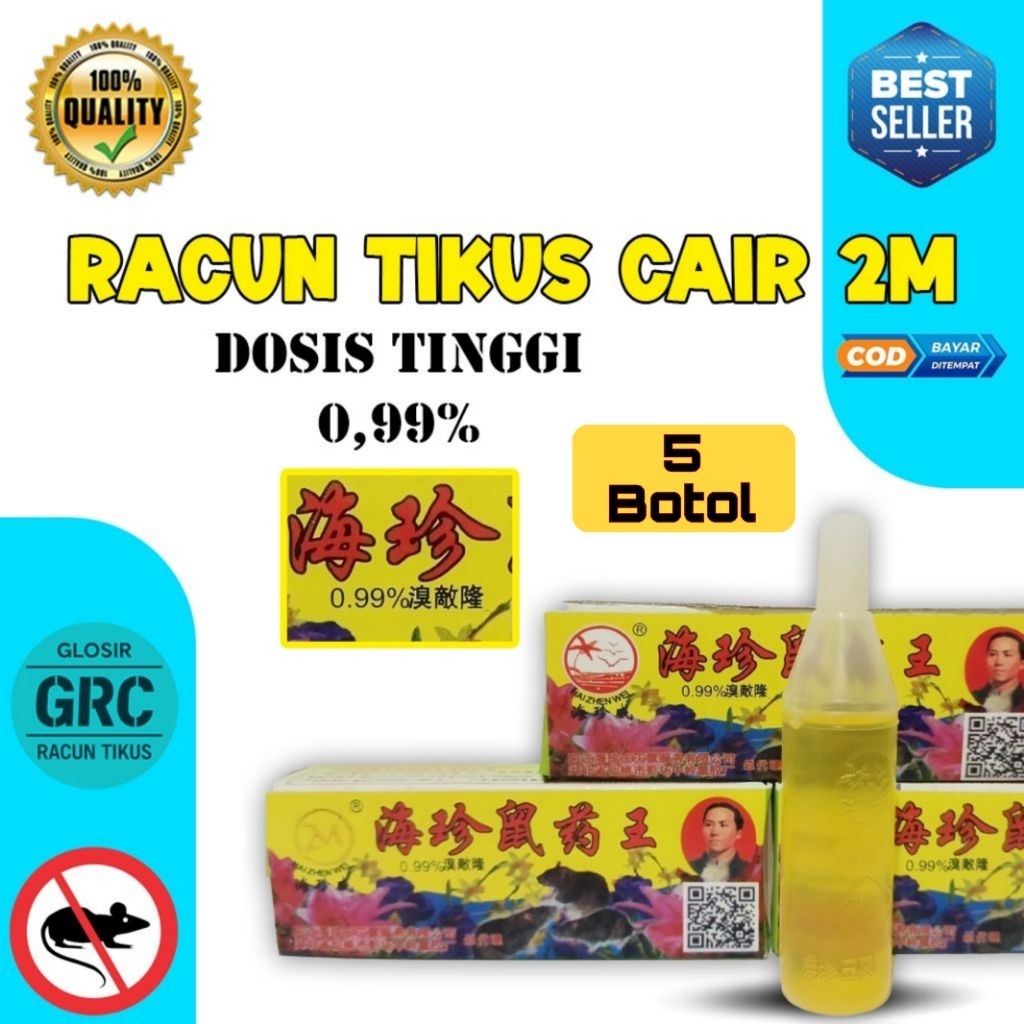 Racun Cair 2M Dosis Tinggi 0.99% Original Mati Di Tempat