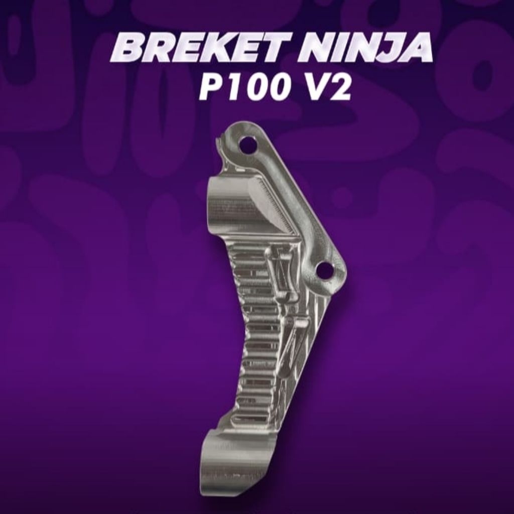Bracket Breket Kaliper Radial Monoblock Pitch 100 P100 Twin Africa Brembo M4 M50 GP4RS GP4RX Shock N