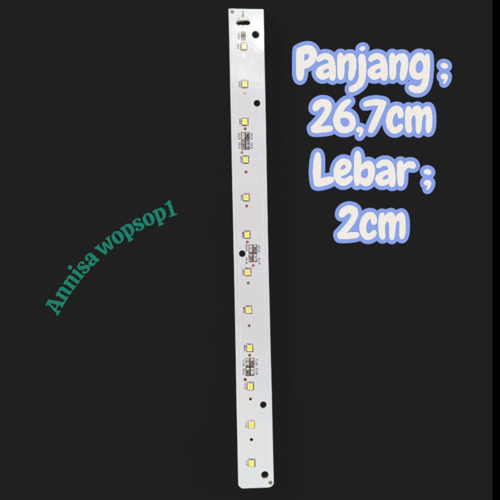 PAPAN LAMPU LED KULKAS / FREEZER / SHOWCASE POLYTRON 94V-0 HGBR-004A ORIGINAL