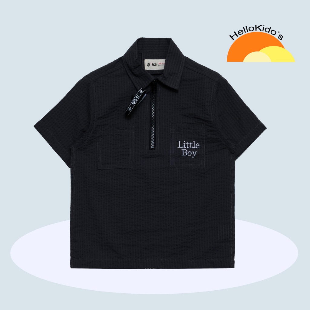 Kemeja Anak Laki Laki | Kemeja Garis garis Anak Laki Laki | Kemeja Hitam Oversize Anak Laki Laki | K