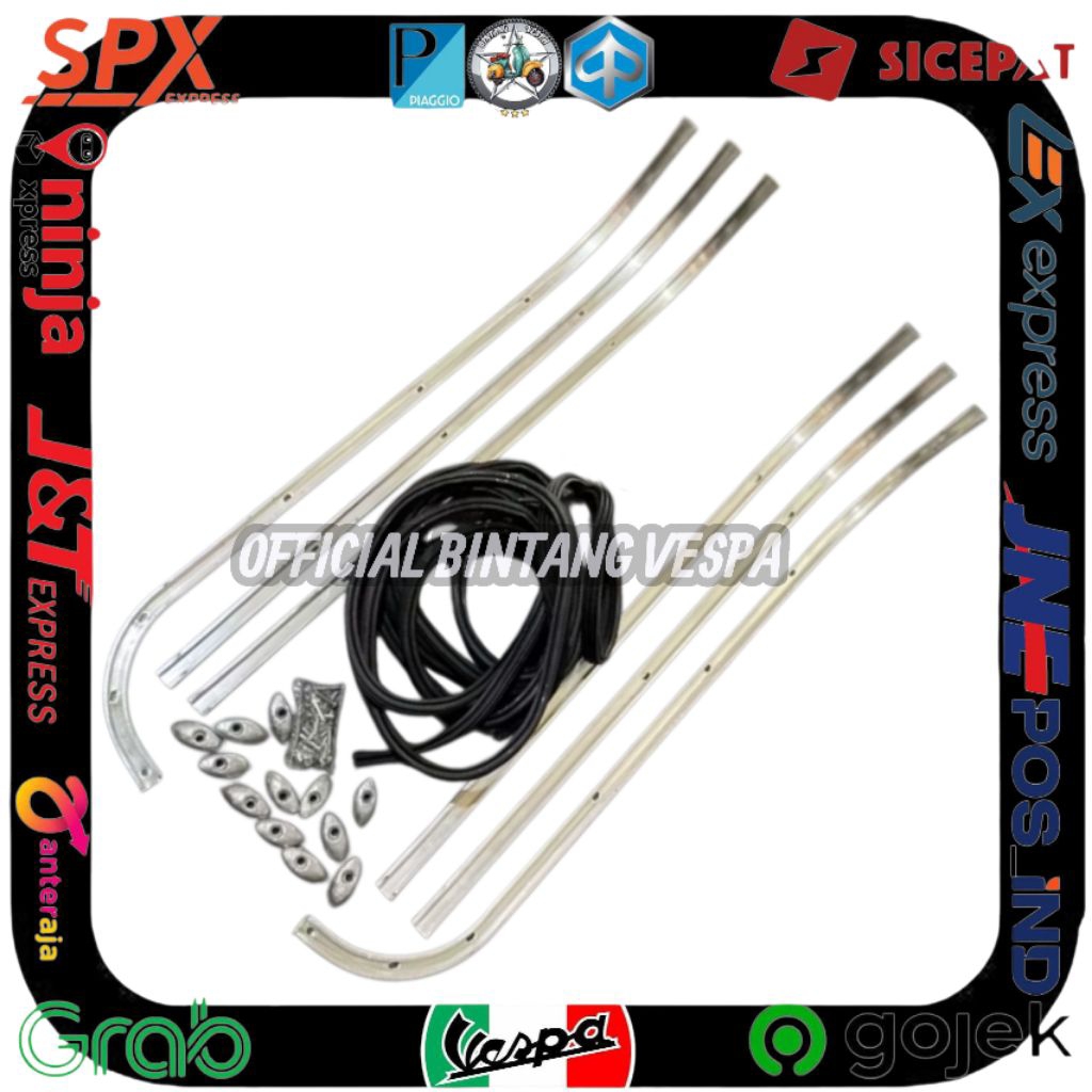 Triplang lis dek Lis triplang vespa super sprint px excelexclusive spartan set komplit