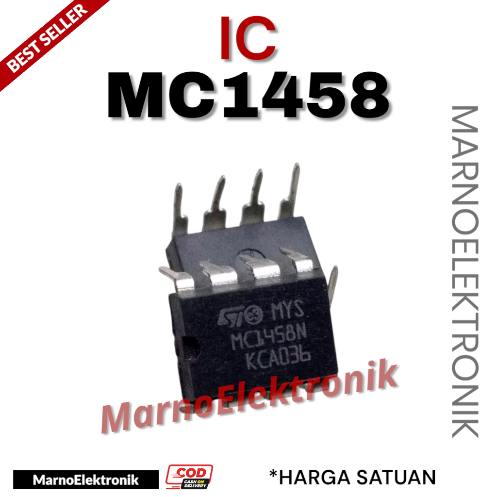 IC MC1458 MC 1458 MC-1458 ASLI ORIGINAL ORI