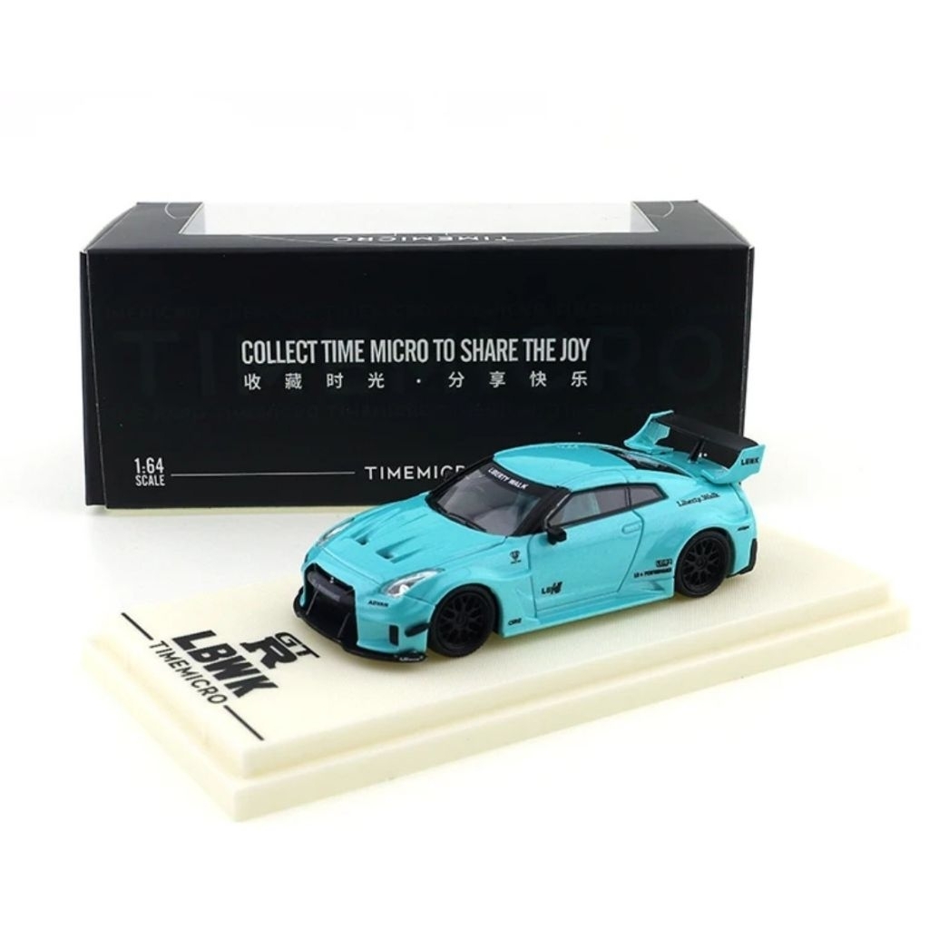 time micro nissan r35 LBWK tiffany blue
