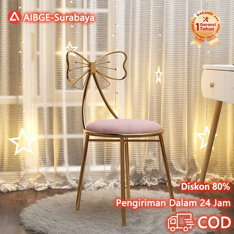 [Surabaya Express]Kursi Rias Kursi Estetik Kursi Meja Rias Kursi Makeup Kursi Rias Minimalis Kursi E