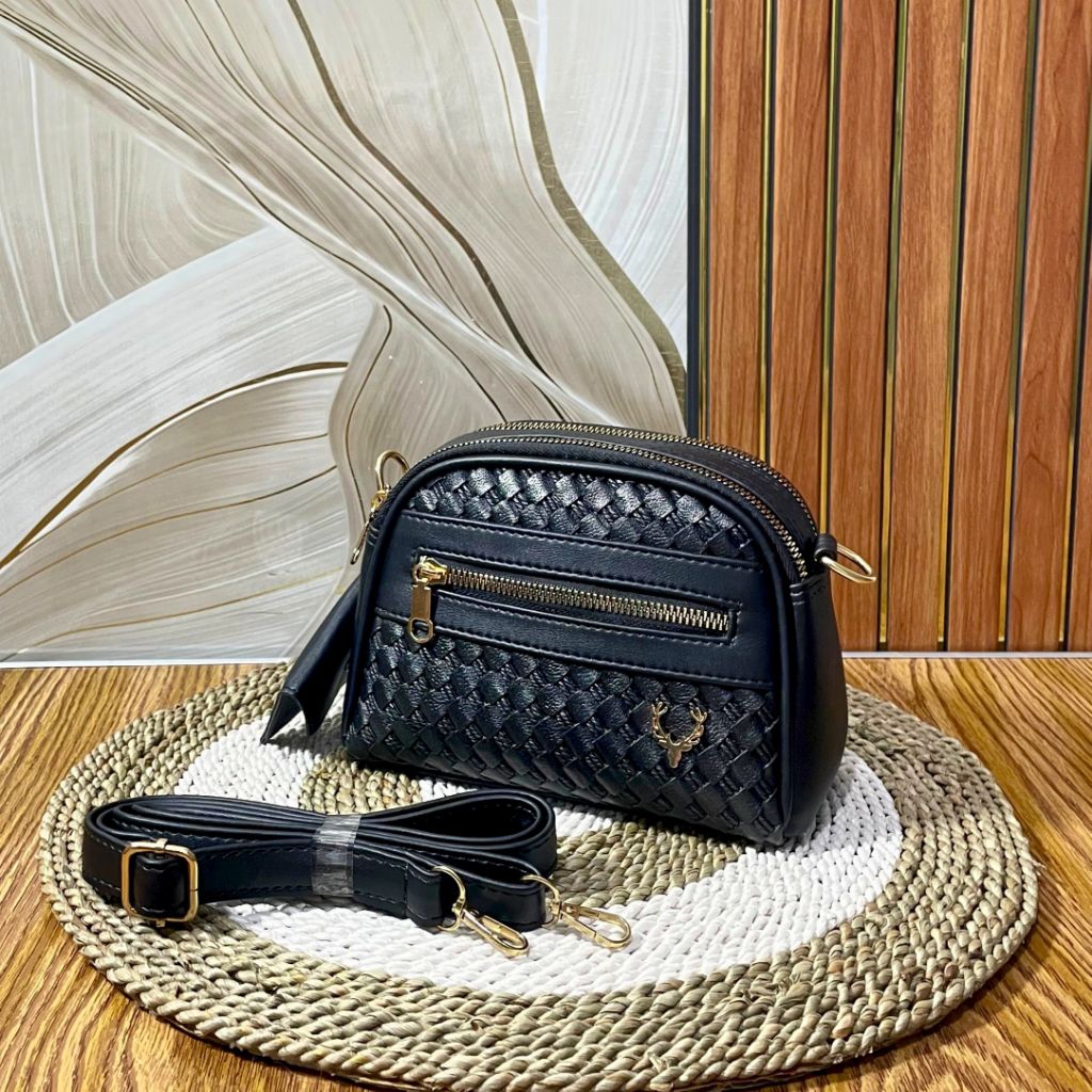 Nura Acc - Tas Selempang Wanita Mini Zahra Terbaru Muat Hp Kain Satin Free Dompet Koin