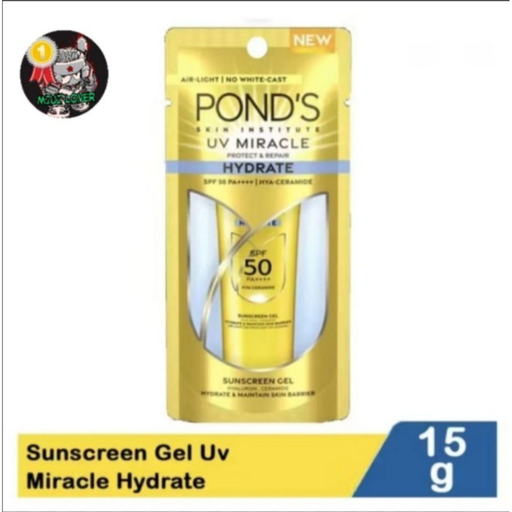 PONDS, PONDS SUNSCREEN UV MIRACLE, PONDS SUNSCREEN GEL UV, SUNSCREEN PONDS SPF 50
