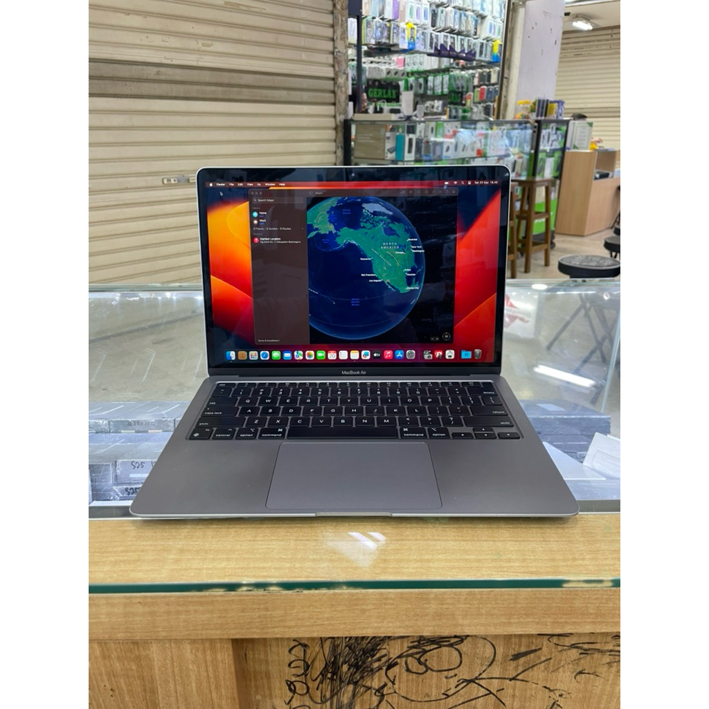 ( Second ) Macbook Air M1 2020 8GB/512GB - Gray | Fullset Lengkap