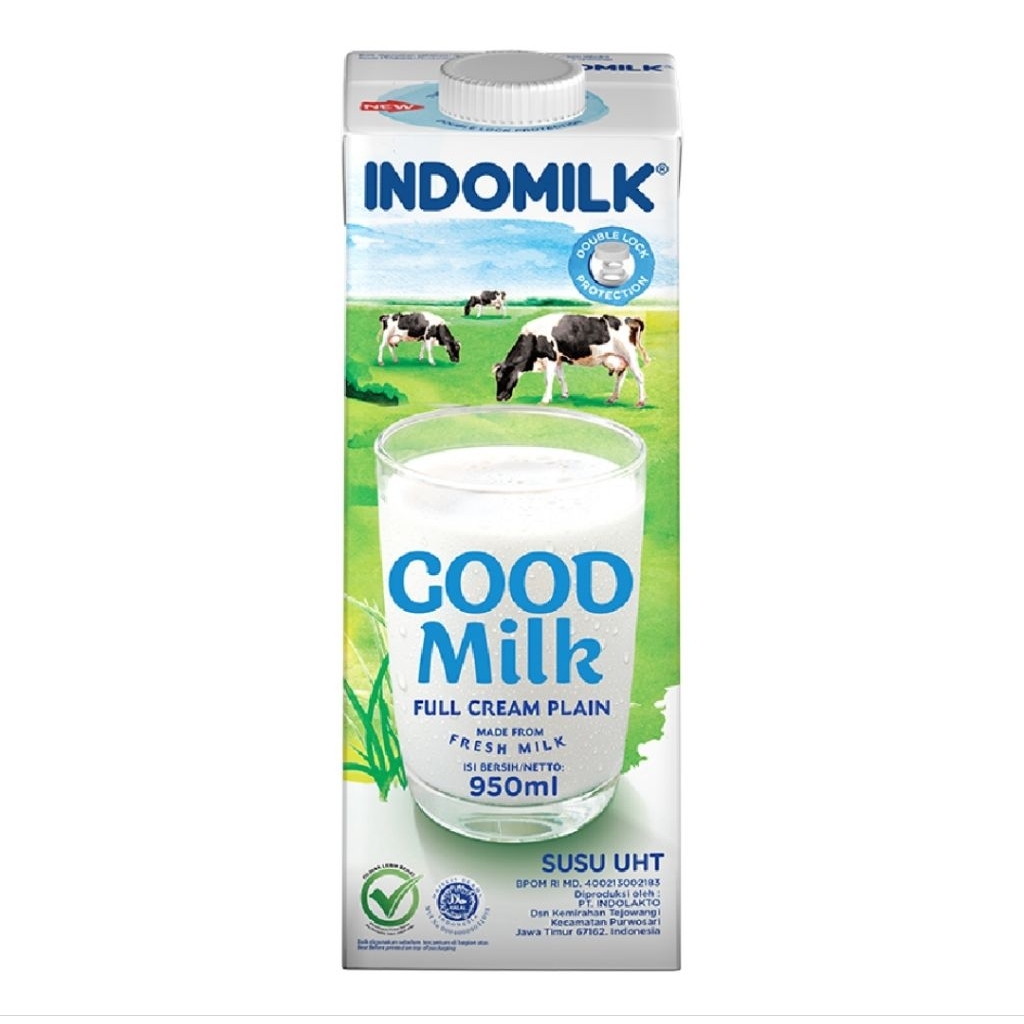 Indomilk Good Milk Susu UHT Full Cream 950ml