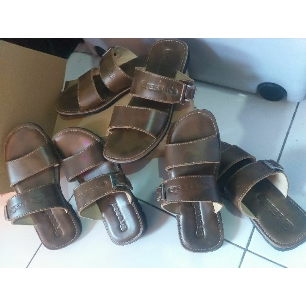 Crocodile SANDAL PRIA KULIT SAPI ASLI KUALITAS KULIT TERBAIK