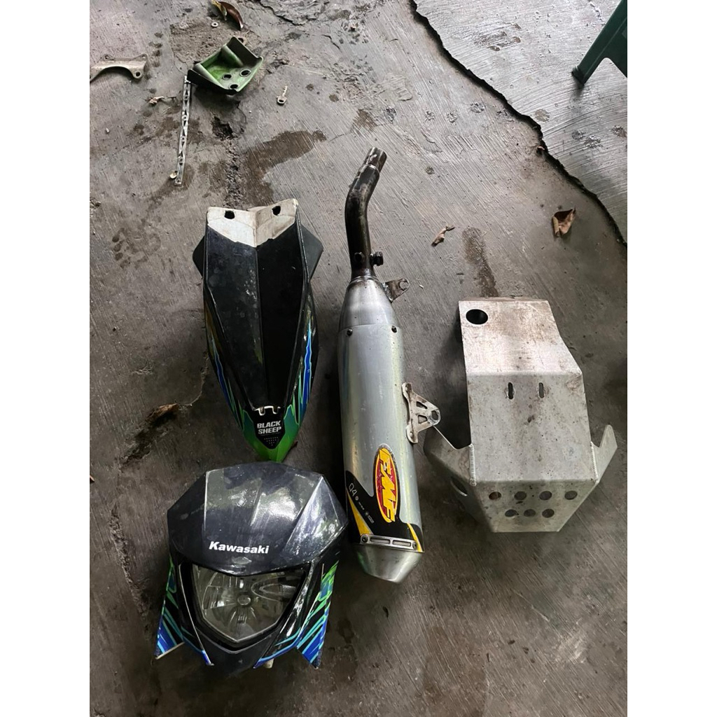 pelindung mesin klx 250