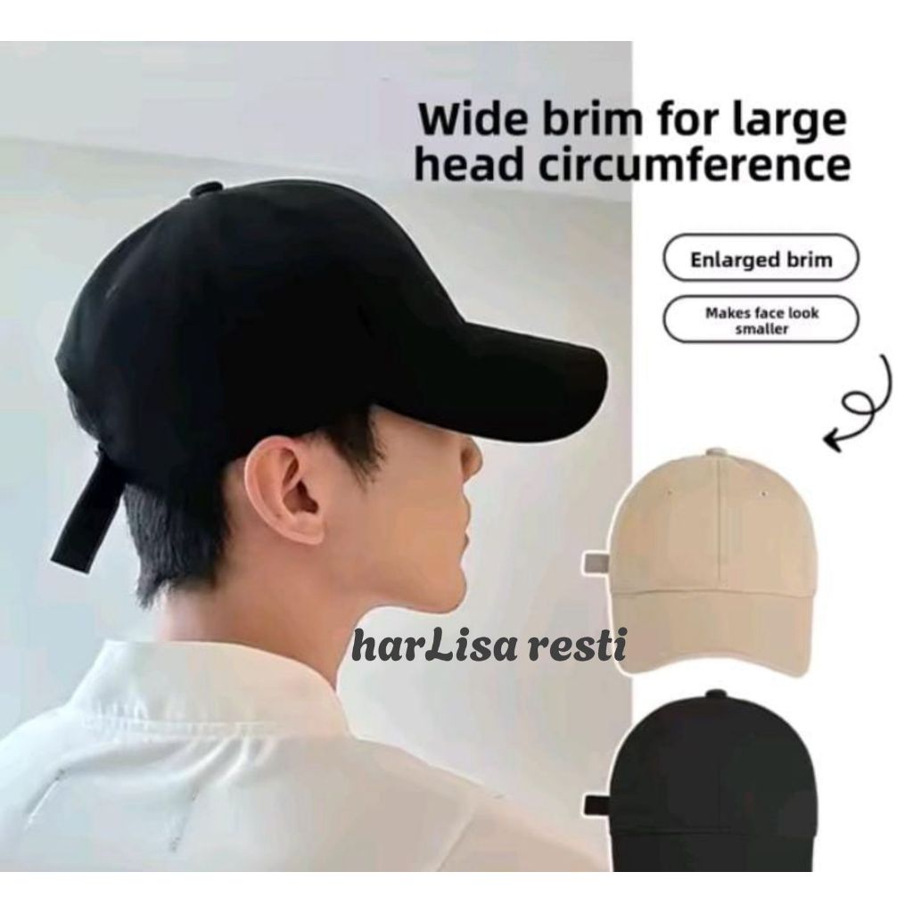 TOPI BASEBALL CAP POLOS PRIA WANITA DEWASA BISBOL CEWEK COWOK DISTRO LAKI LAKI WARNA HITAM PUTIH NAV