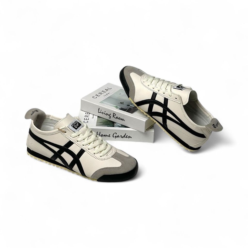 Sepatu Onitsuka Tiger Offwhite Hitam Casual Unisex