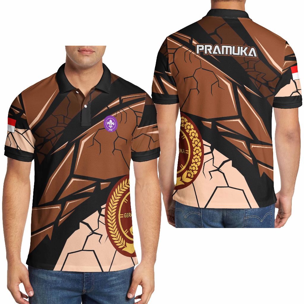 Kaos Polo Pramuka Custom Dryfit  Jersey Pramuka