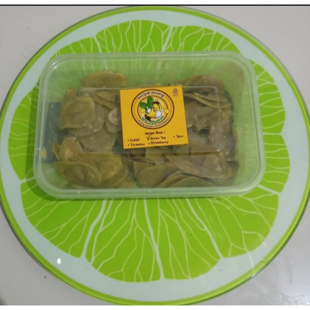 

Keripik Pisang Lumer Green tea / Matcha