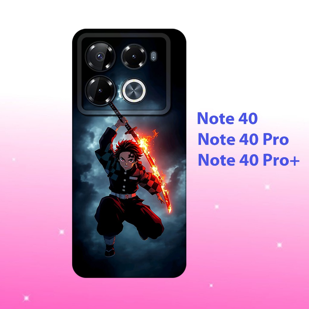 Softcase infinix Note 40 ,infinix Note 40S ,infinix Note 40 Pro ,infinix Note 40 Pro Plus -casing Hp