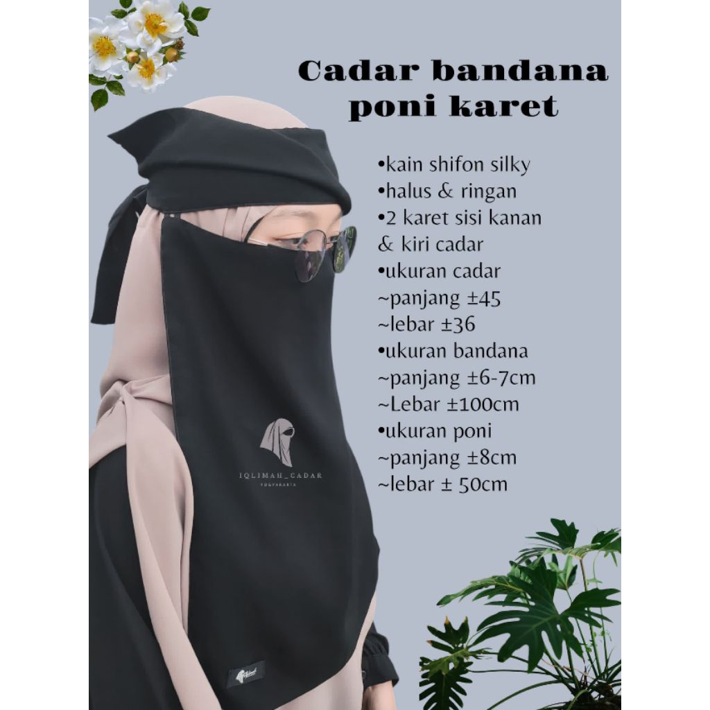 Cadar bandana poni karet