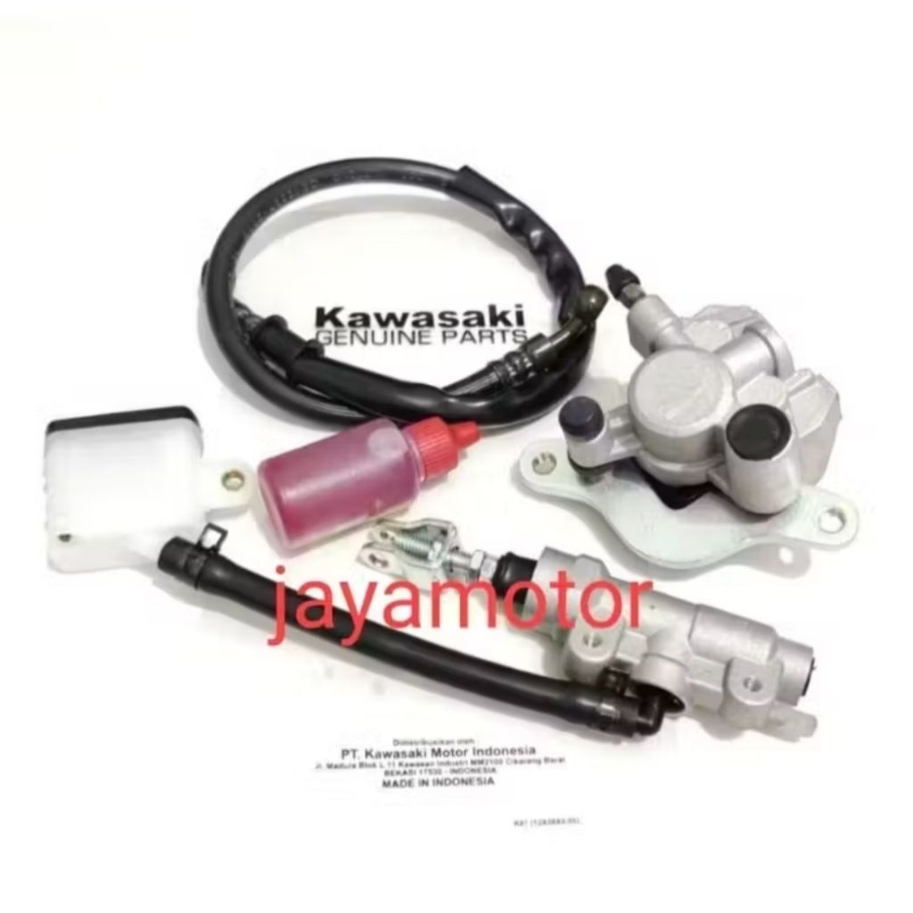 minyak rem+selang rem+master rem+kaliper belakang kawasaki klx 150 L S G BF dtracker