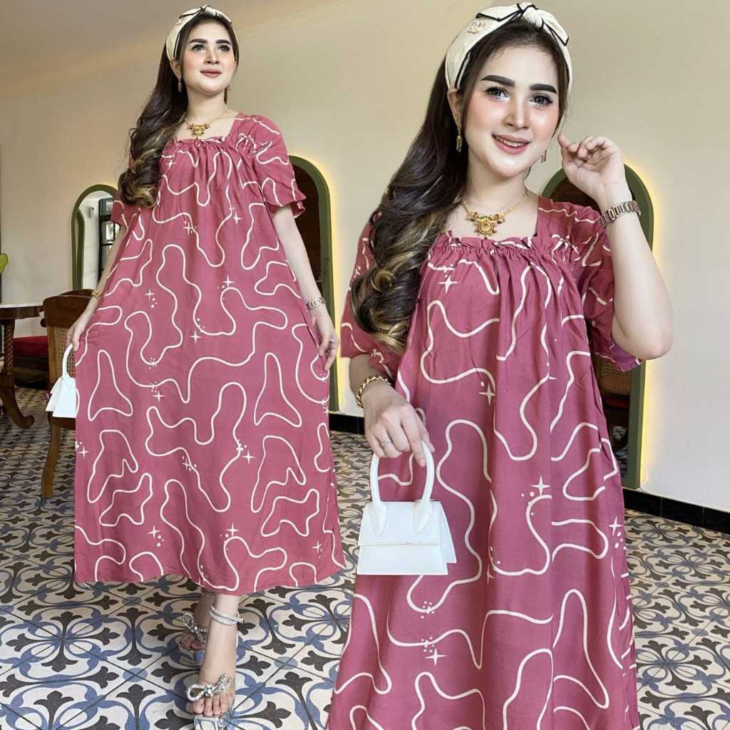 Daster Fuji Bahan Rayyon  Daster Fuji Viral  Daster Kekinian  Dress Wanita Kekinian